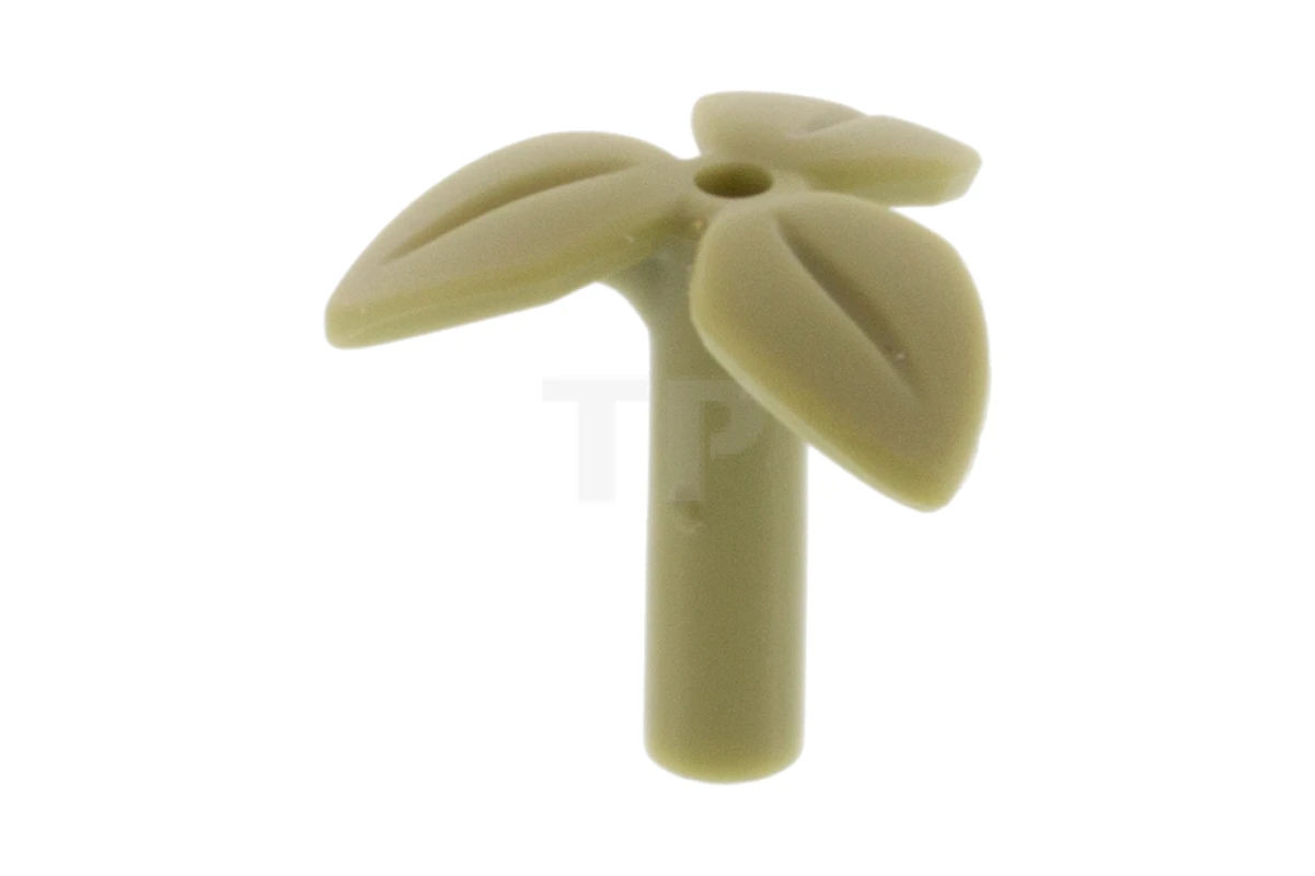 LEGO&reg; 6285465 - 37695 - Plant Stem with 3 Leaves and Bottom Pin