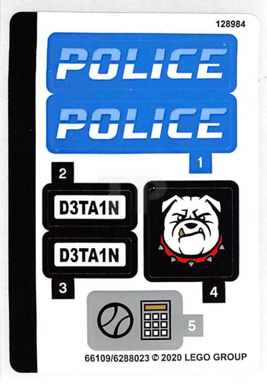 LEGO&reg; 6288023 - Sticker for Set 60242