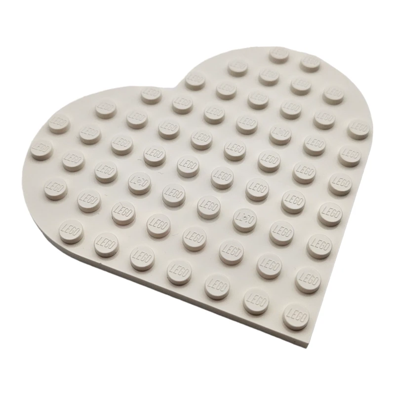 LEGO&reg; 6287308 - 65486 - Plate, Round 9 x 9 Heart