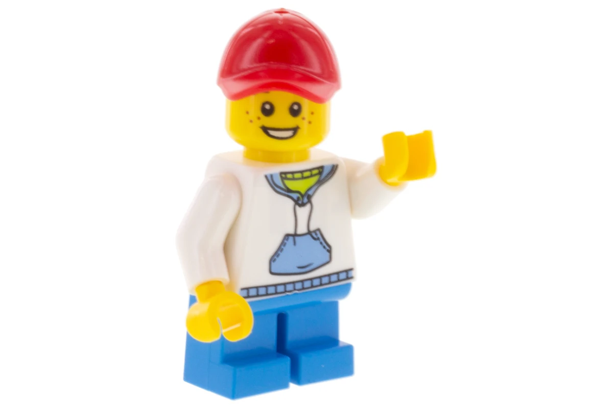 LEGO&reg; twn372 Child Boy with White Hoodie