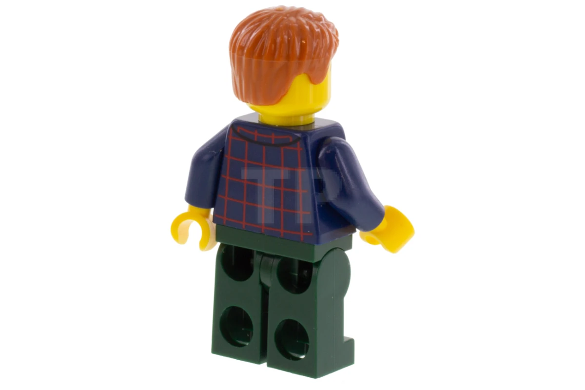 LEGO&reg; twn371 Man with Plaid Button Shirt