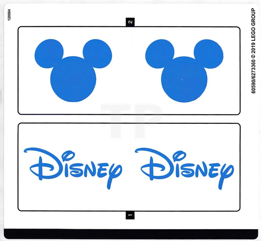 LEGO&reg; 6273360 - Sticker for Set 71044 - Sheet 2 