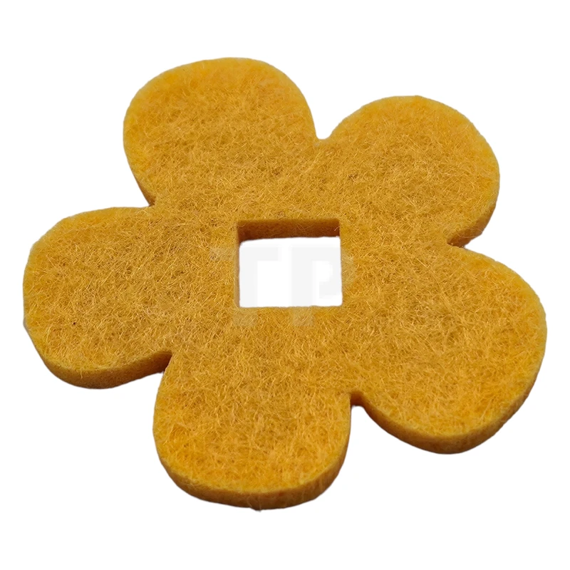 LEGO&reg; 6290405 - 66830 - Felt Fabric 6 x 6 Flower Thick with Square Hole