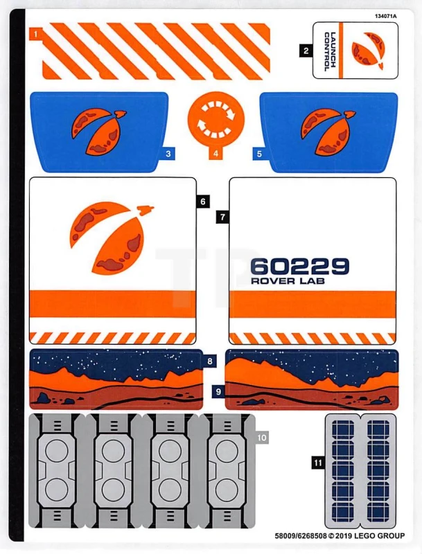 LEGO&reg; 6268508 - Sticker for Set 60229