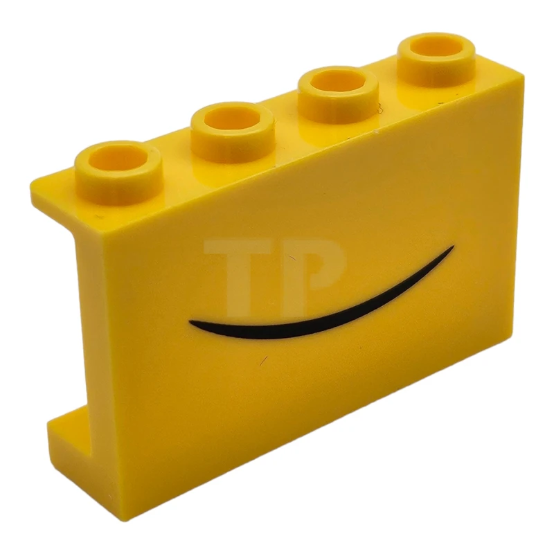 LEGO&reg; 6303555 - 14718pb030 - Panneau 1 x 4 x 2 avec motif de sourire