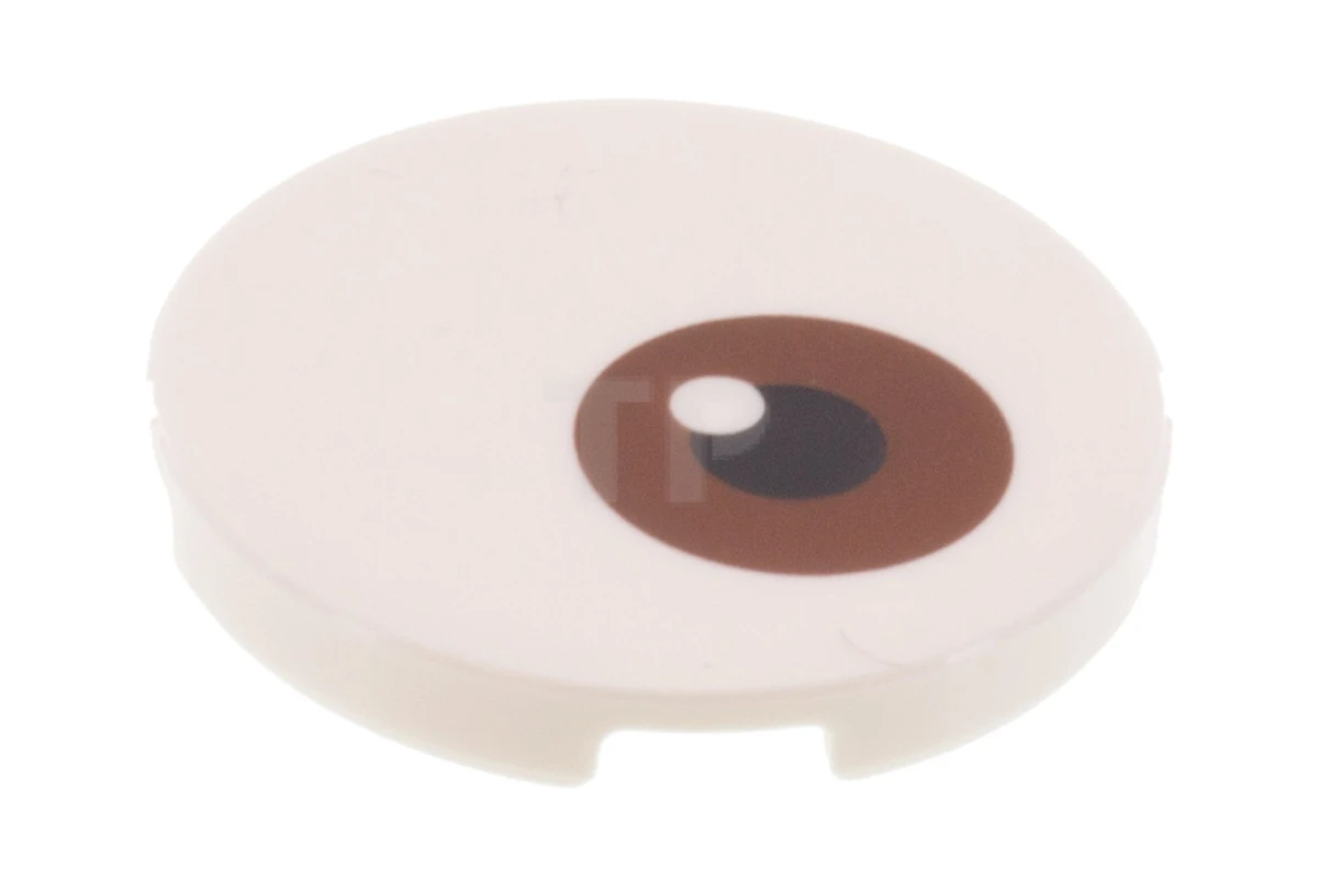 LEGO&reg; 6303537 - 67095pb002 - Carreau 3 x 3 rond avec motif d'œil