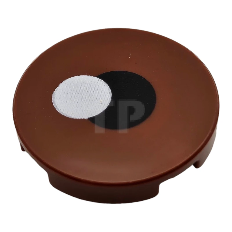 LEGO&reg; 6303541 - 14769pb320 - Carreau 2 x 2 rond avec O inférieur et motif d'œil.