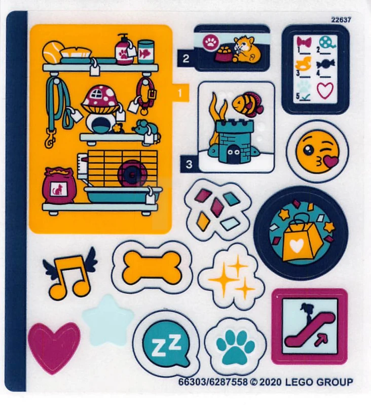 LEGO&reg; 6287558 - Sticker for Set 41405