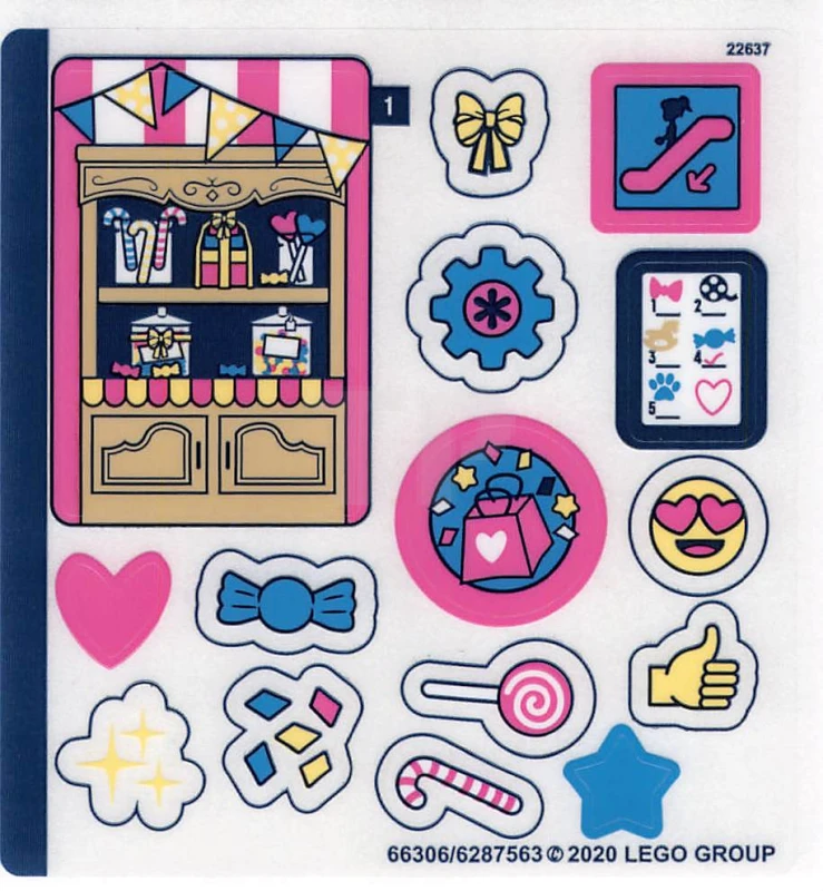 LEGO&reg; 6287563 - Adhesivo para Juego 41407