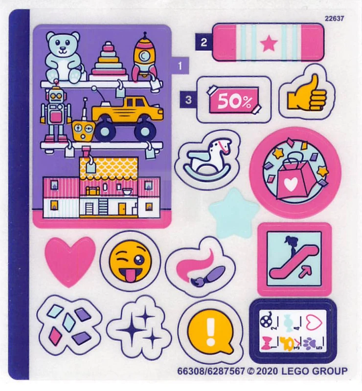LEGO&reg;  - Sticker for Set 41409