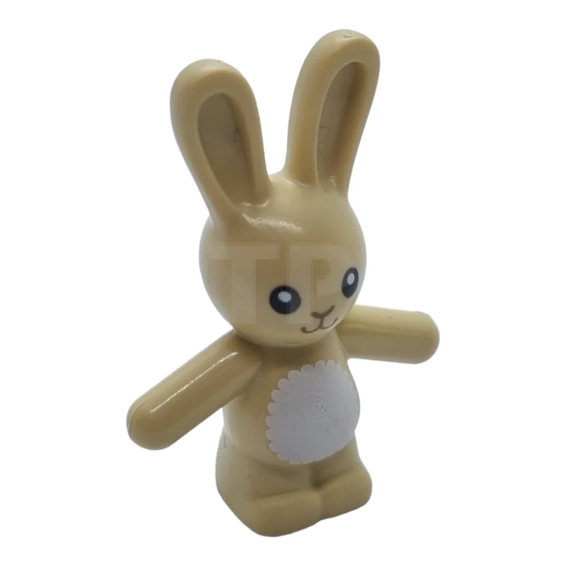 LEGO&reg; 6300205 - 66965pb01 - Bunny / Rabbit with Eyes, Nose and Belly Pattern