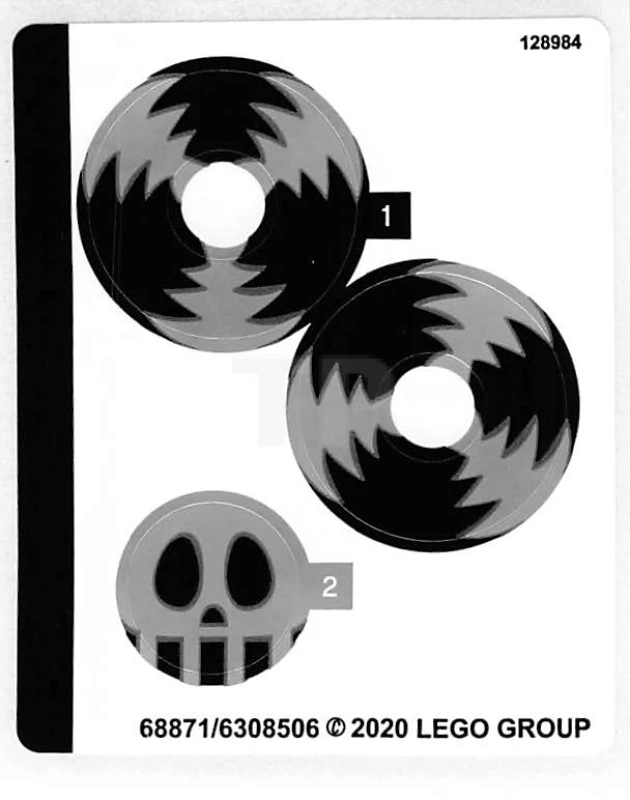 LEGO&reg; 6308506 - Sticker voor set 75549