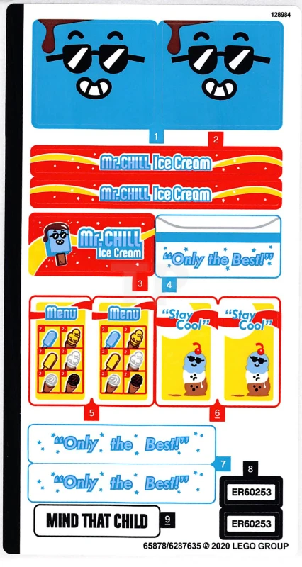 LEGO&reg; 6287635 - Sticker for Set 60253