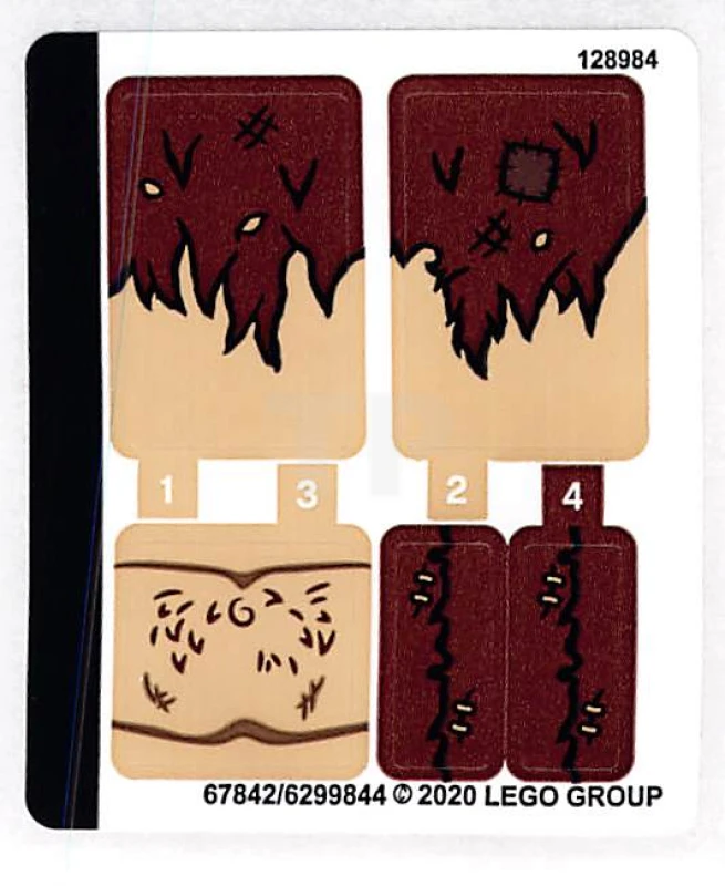 LEGO&reg; 6299844 - Sticker for Set 75967