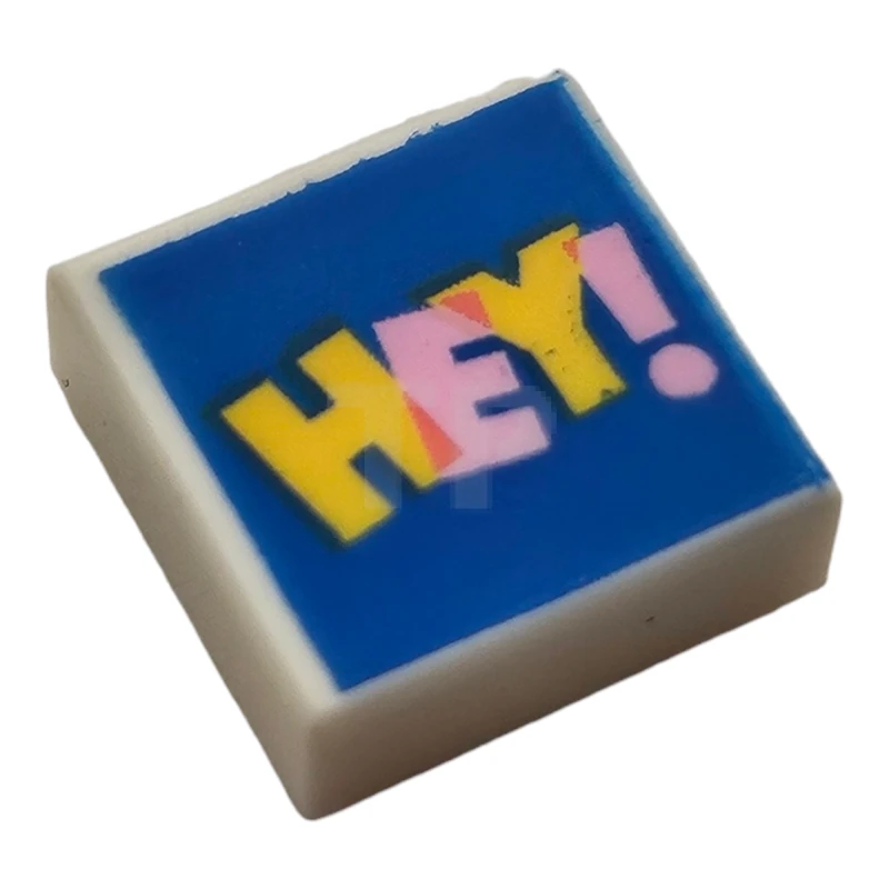 LEGO&reg; 6308516 - 3070pb154 - Carreau 1 x 1 avec 