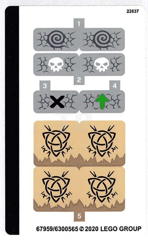 LEGO&reg; 6300565 - Sticker for Set 71721