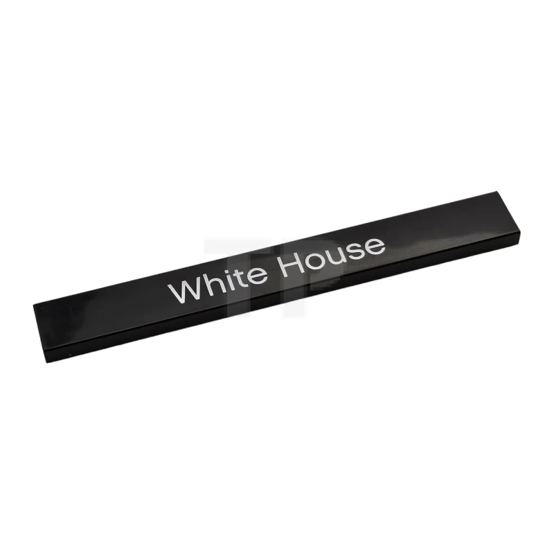 LEGO&reg; 6304835 - 4162pb222 - Tile 1 x 8 with 'White House' Pattern
