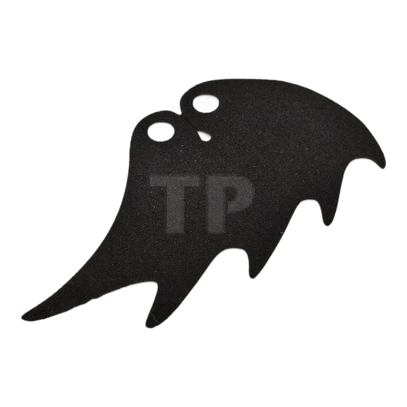 LEGO&reg; 6306928 - 68591 - Minifigure, Cape Cloth, Scalloped 5 Points (Batman), Asymmetrical Waving - Traditional Starched Fabric