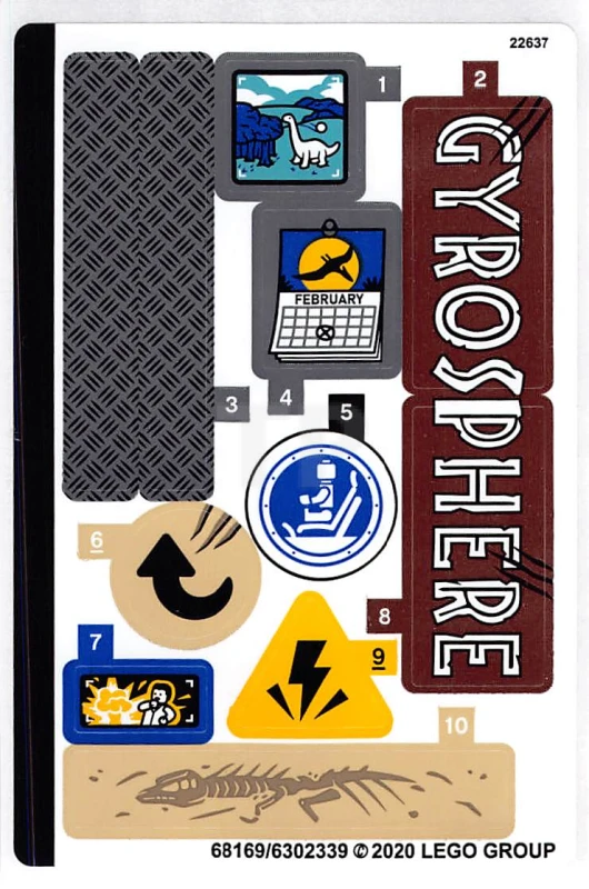 LEGO&reg; 6302339 - Sticker for Set 75941