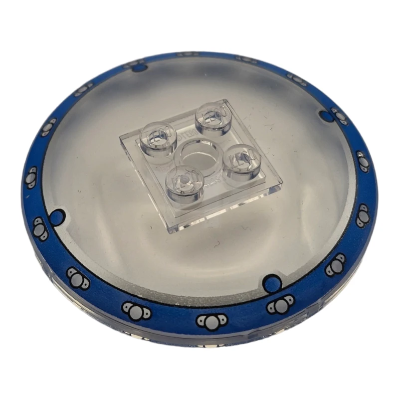 LEGO&reg; 44375bpb14 - 6302198 - Dish 6 x 6 Inverted (Radar)  with Border Pattern