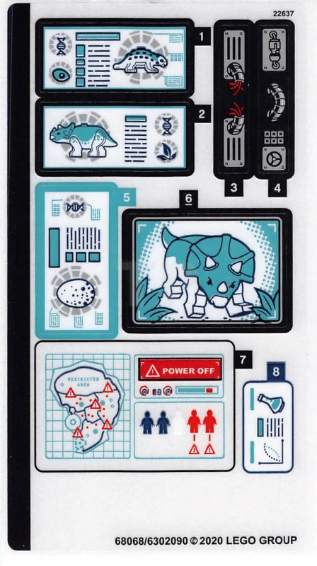 LEGO&reg; 6302090 - Sticker for Set 75939