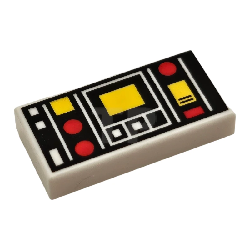 LEGO&reg; 6304928 - 3069pb0785 - Piastrelle 1 x 2 con schema di controllo