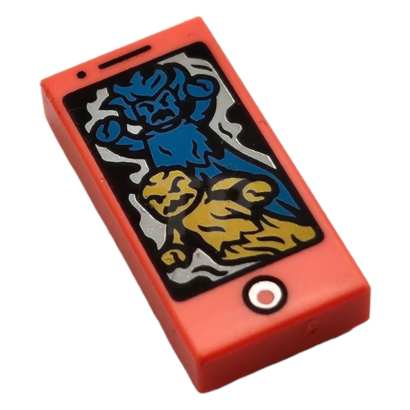 LEGO&reg; 6303519 - 3069pb0791 - Tegel 1 x 2 met mobieltjespatroon