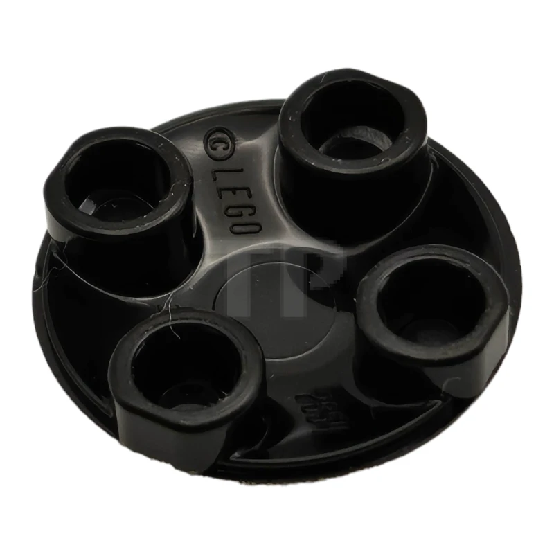 LEGO&reg; 6301336 - 2654pb014 - Plate 2 x 2 Round with Convex Bottom with Circle Pattern