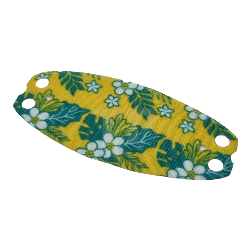 LEGO&reg; 6301770 - 68043 - Cloth Hammock Oval 10 x 5 with Flowers and Leaves on Yellow Background Pattern