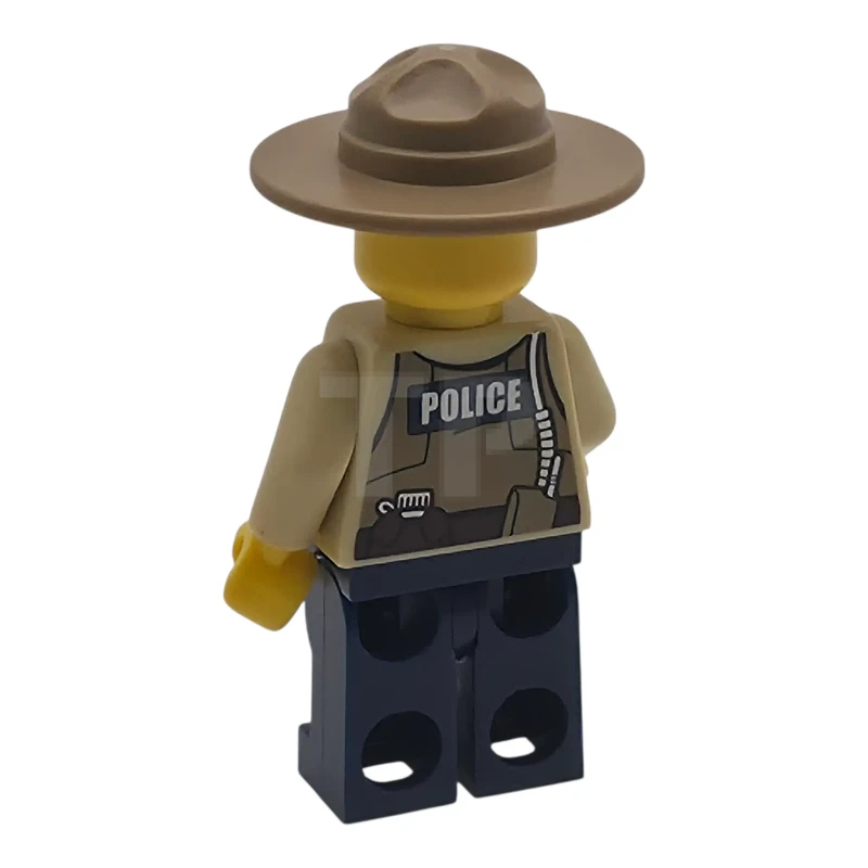 LEGO&reg; cty0512 Swamp Police - Ranger, Dark Blue Legs, Campaign Hat