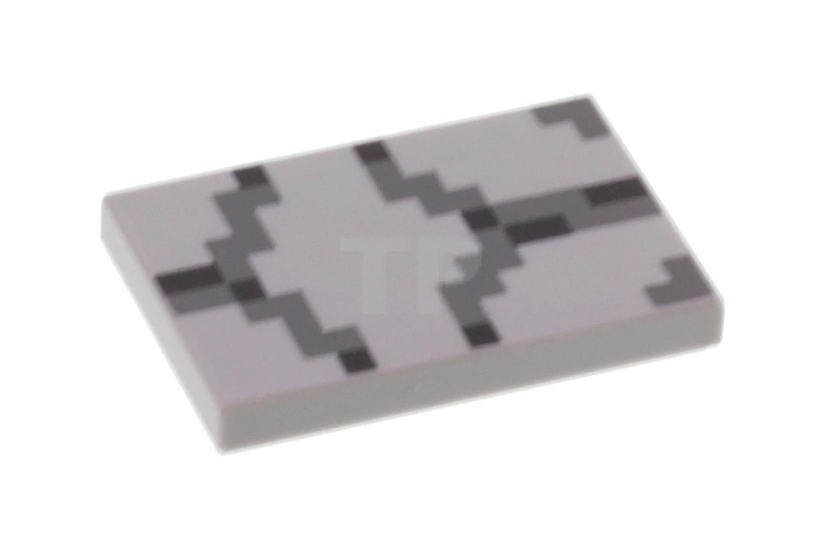 LEGO&reg; 6305230 - 26603pb088 - Baldosa 2 x 3 con dibujo pixelado