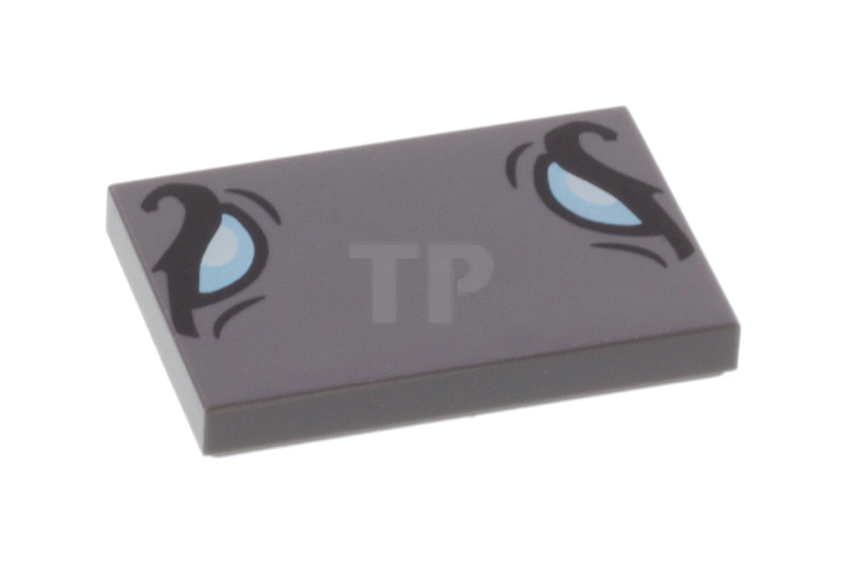 LEGO&reg; 6302983 - 26603pb086 - Tile 2 x 3 with Rhinoceros Eyes Pattern