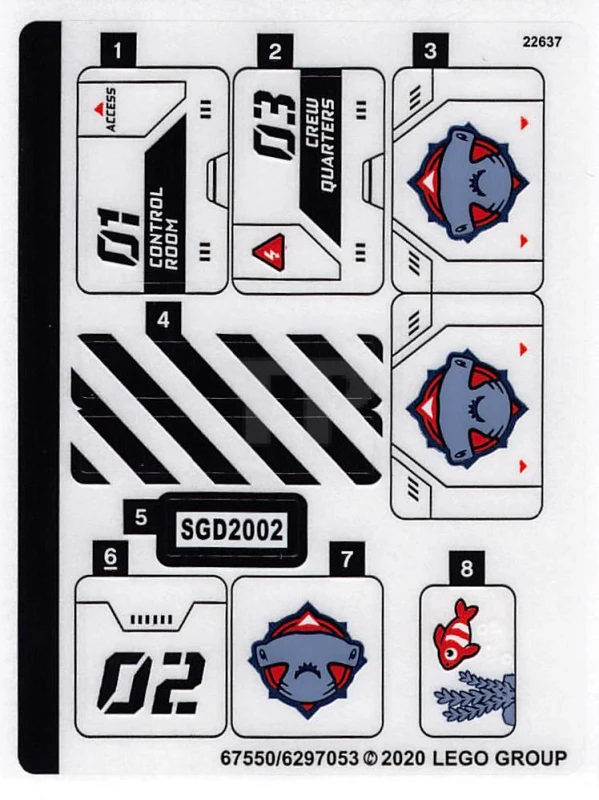 LEGO&reg; 6297053 - Sticker for Set 60265