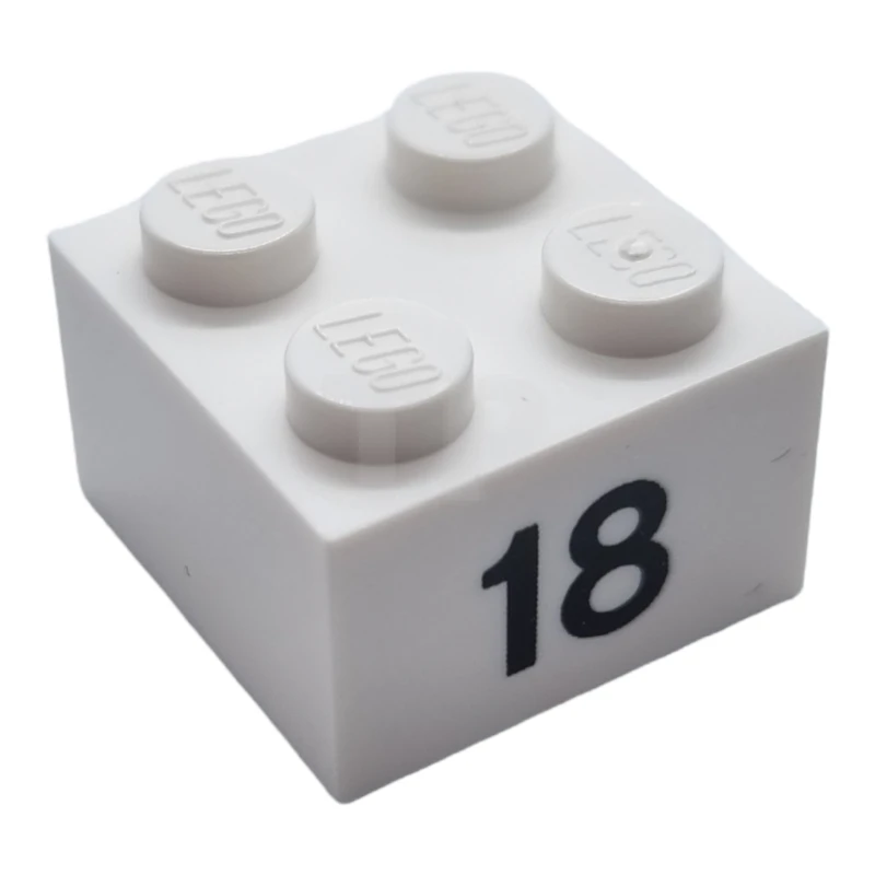 LEGO&reg; 6044262 - 3003pb052 - Brique 2 x 2 avec motif 