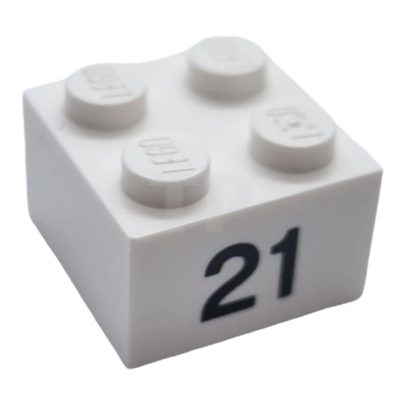 LEGO&reg; 6044588 - 3003pb055 - Steen 2 x 2 met '21' patroon