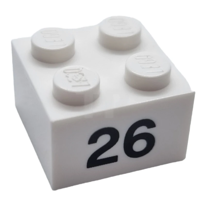 LEGO&reg; 6044707 - 3003pb060 - Mattone 2 x 2 con motivo 