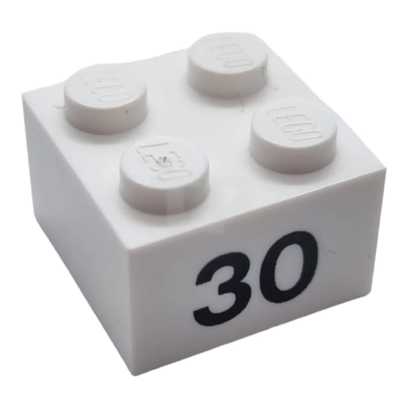 LEGO&reg; 6044922 - 3003pb064 - Steen 2 x 2 met '30' patroon