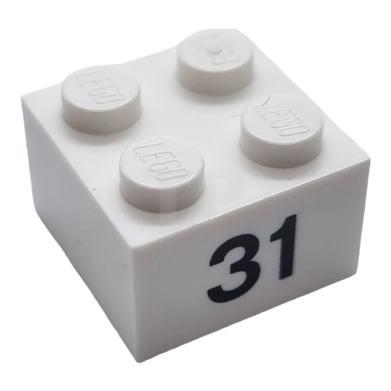 LEGO&reg; 6044931 - 3003pb065 - Steen 2 x 2 met '31' patroon