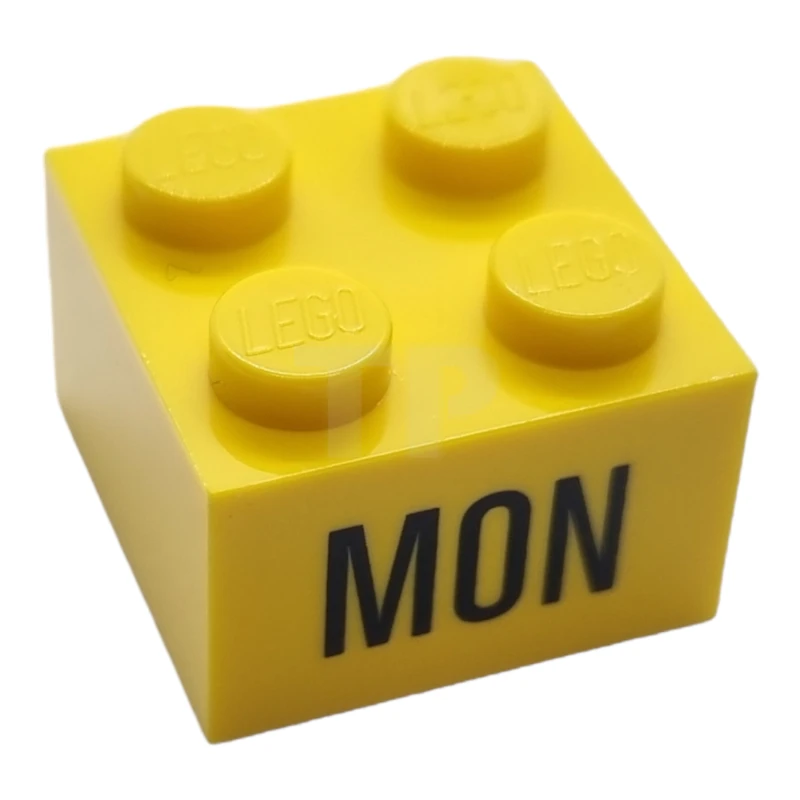 LEGO&reg; 6044115 - 3003pb067 - Baksteen 2 x 2 met 'MON'-patroon