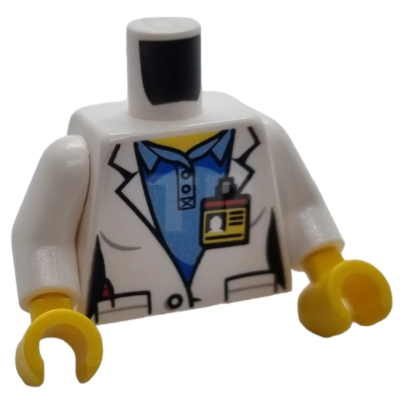 LEGO&reg; 6112230 - 973pb2019c01 - Torso (complete) with Lab Coat Pattern