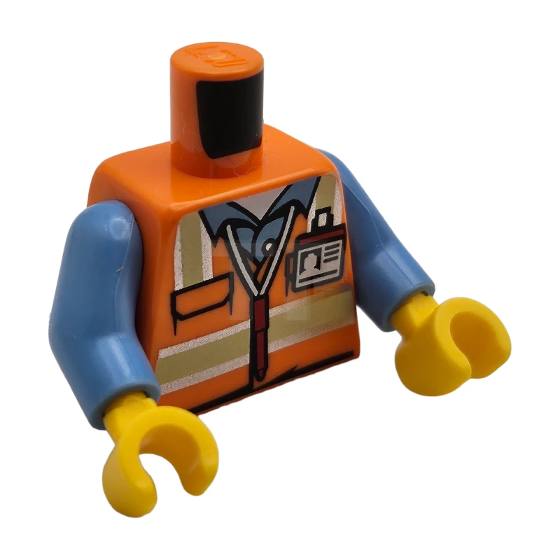 LEGO&reg; 6112219 - 973pb2017c01 - Torso (complete) with Safety Vest Pattern