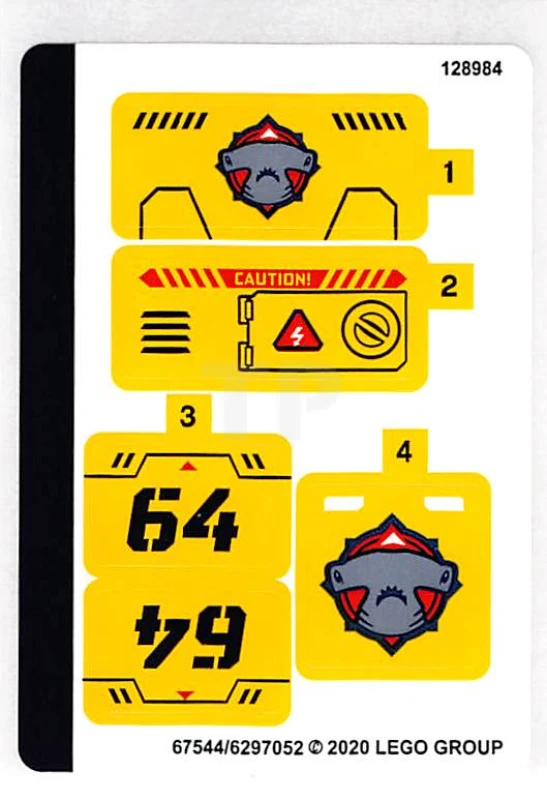 LEGO&reg; 6297052 - Autocollant pour l'ensemble 60264