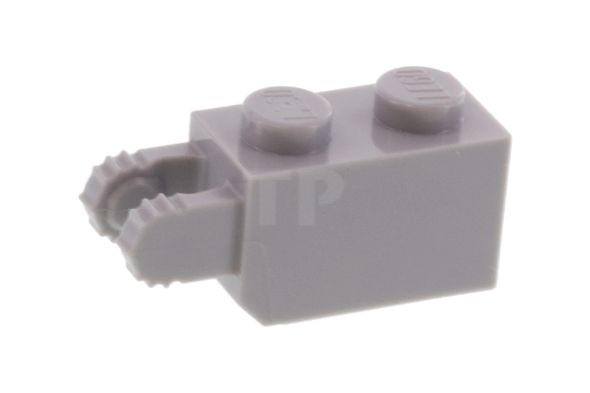 LEGO&reg; 6267142 - 30365 - Brique d'articulation 1 x 2 Verrouillage avec 2 doigts Extrémité verticale.