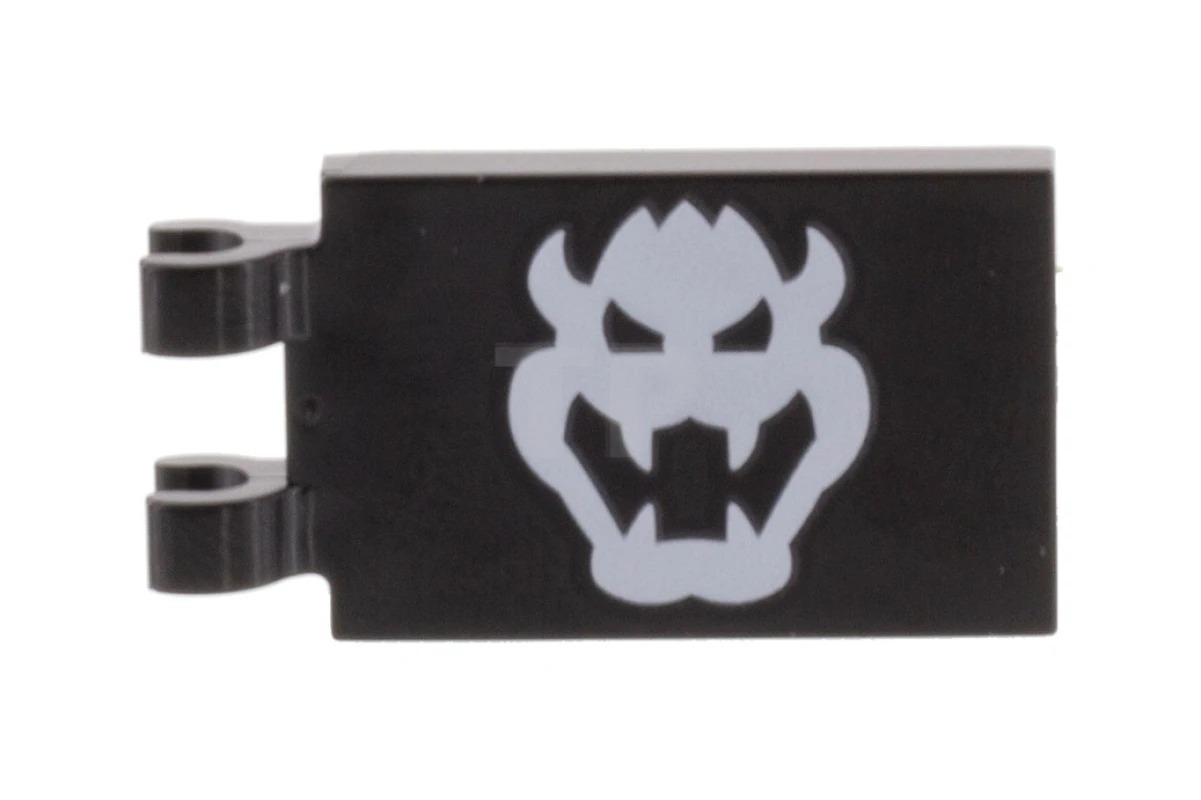 LEGO&reg; 6369098 - 30350bpb111 - Fliese, modifiziert 2 x 3 mit Bowser-Kopf-Muster