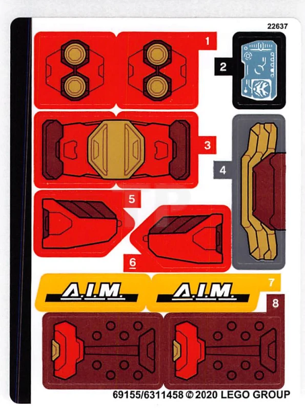 LEGO&reg; 6311458 - Sticker for Set 76164