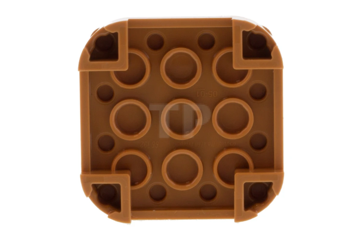 LEGO&reg; 6317958 - 66792pb003 - Platte 4 x 4 x 2/3 Abgerundete Ecken mit Super Mario Scanner Code 2 Pfeile Zyklusmuster