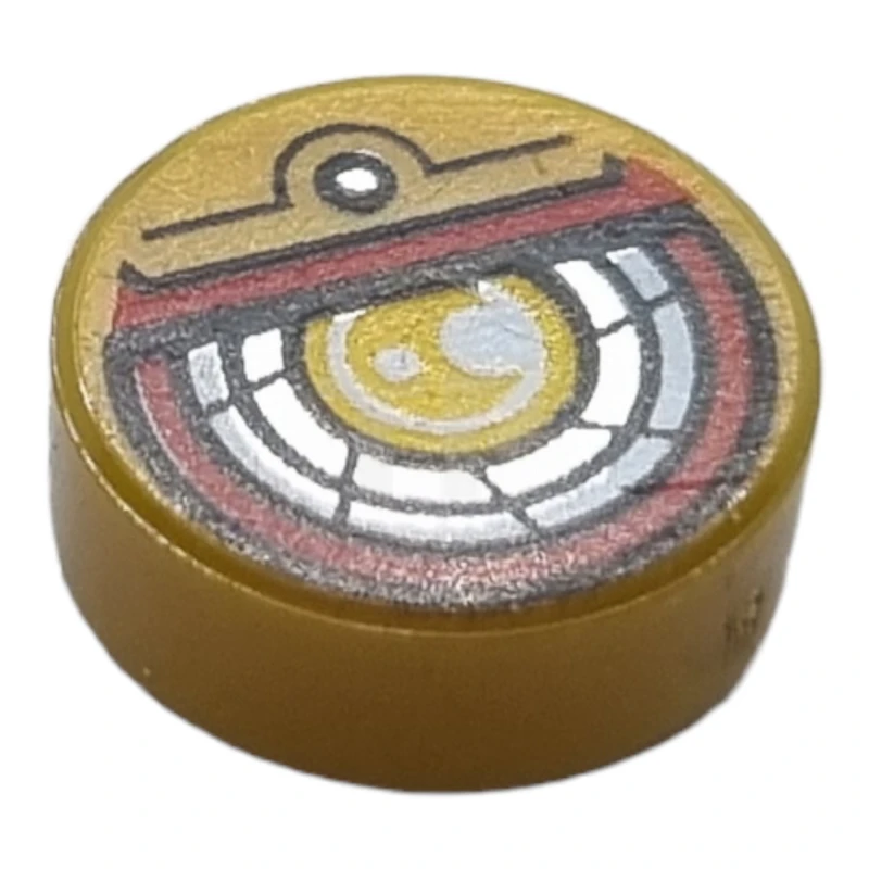 LEGO&reg; 6322943 - 98138pb146 - Carreau 1 x 1 rond avec motif d'œil