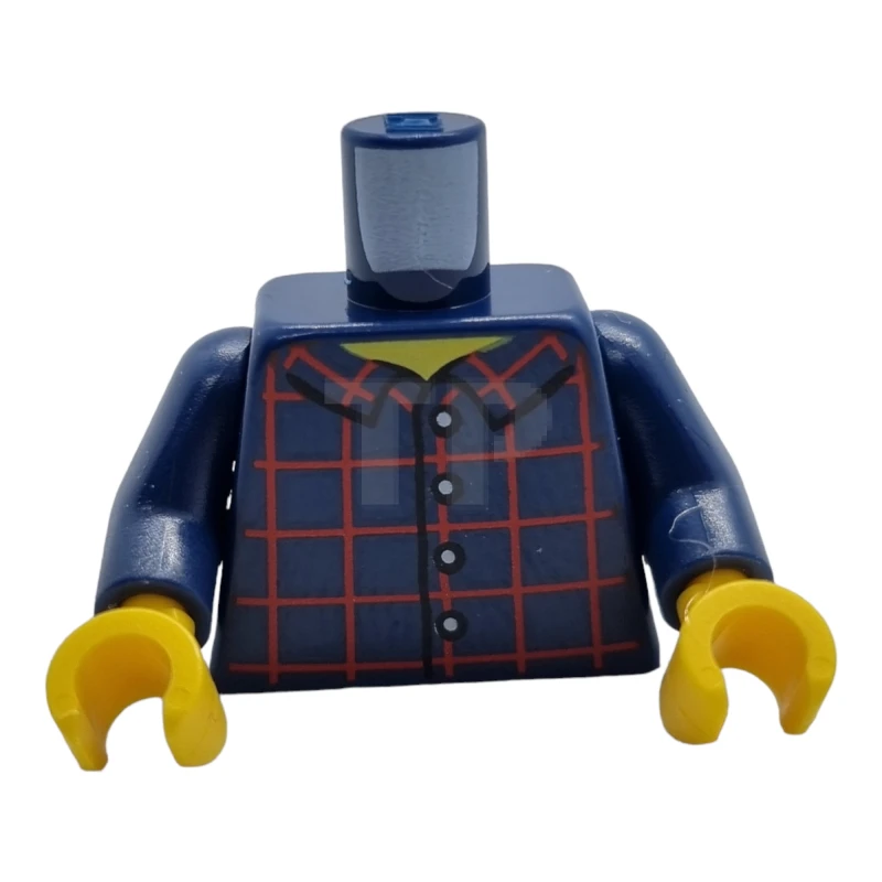 LEGO&reg; 6155272 - 973pb0086c01 - Oberkörper (komplett) Minifigur mit Knopfhemd-Muster