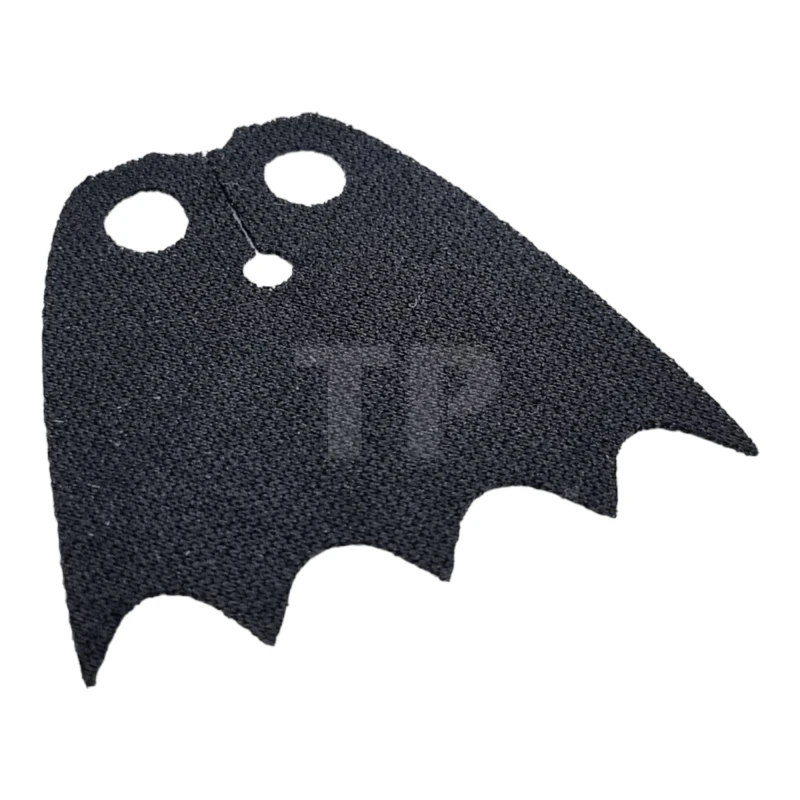 LEGO&reg; 6176907 - 19185 - Minifigure, Cape Cloth, Scalloped 5 Points (Batman) - Spongy Stretchable Fabric
