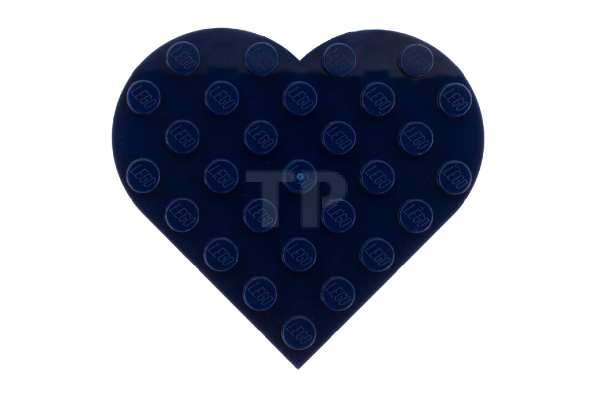 LEGO&reg; 6334054 - 46342 - Piastra, rotonda 6 x 6 Cuore